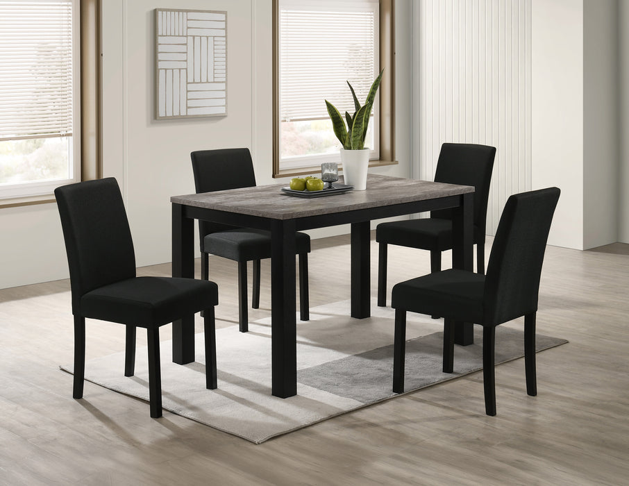 RESIA DINING TABLE-CONCRETE