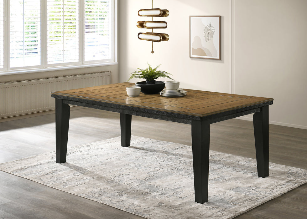BARDSTOWN DINING TABLE WHEAT CHARCOAL
