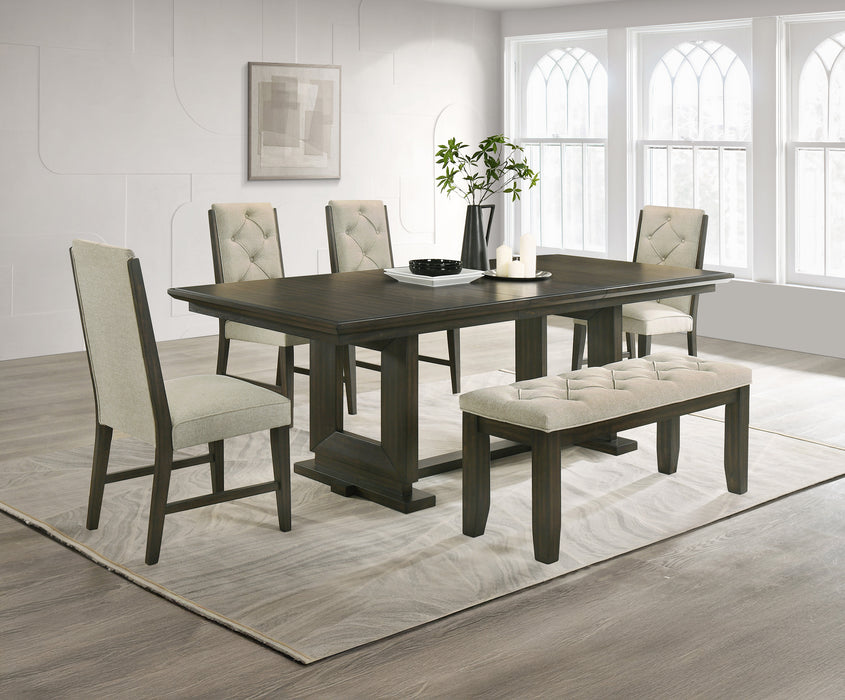 HERBERT DINING TABLE TOP(1X18"LEAF)