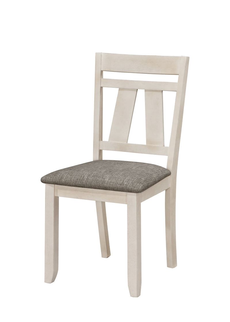 MARIBELLE SIDE CHAIR CHALK WARM GREY