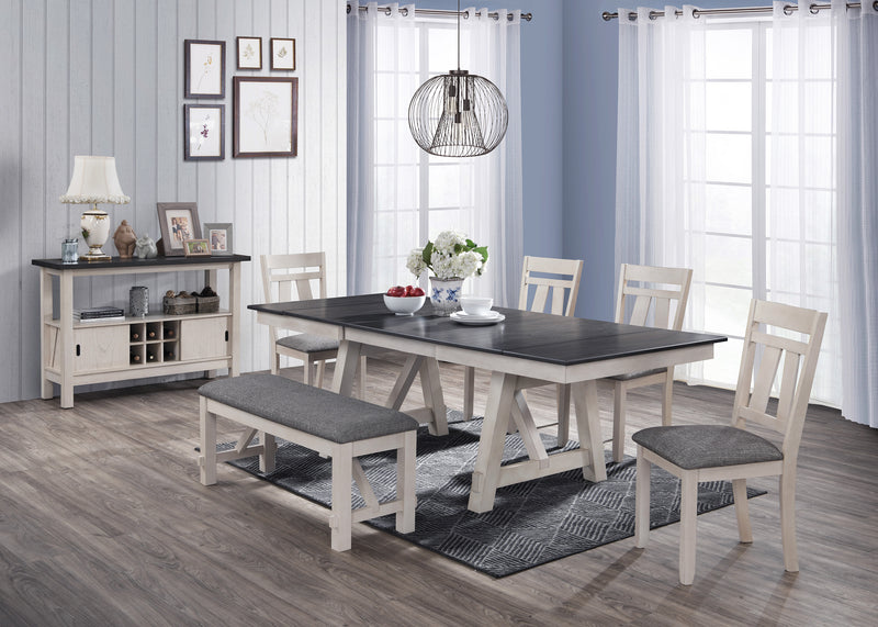 MARIBELLE SIDE CHAIR CHALK WARM GREY