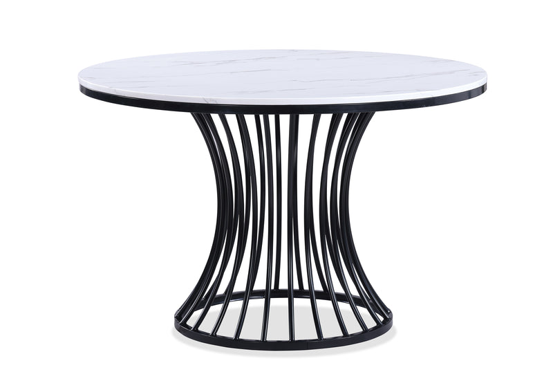 HADLEY FAUX MARBLE ROUND TABLE TOP