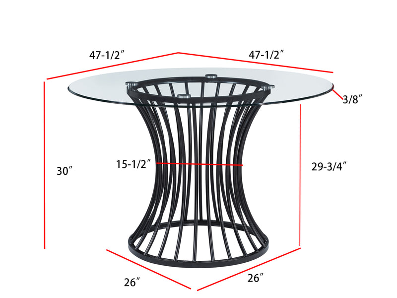 TRACY DINING TABLE GLASS