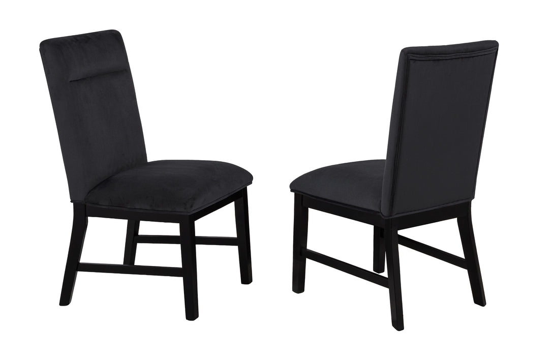 SEBASTIAN SIDE CHAIR BLACK