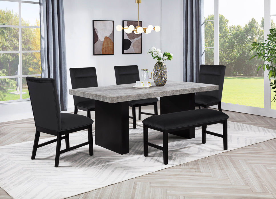 SEBASTIAN SIDE CHAIR BLACK