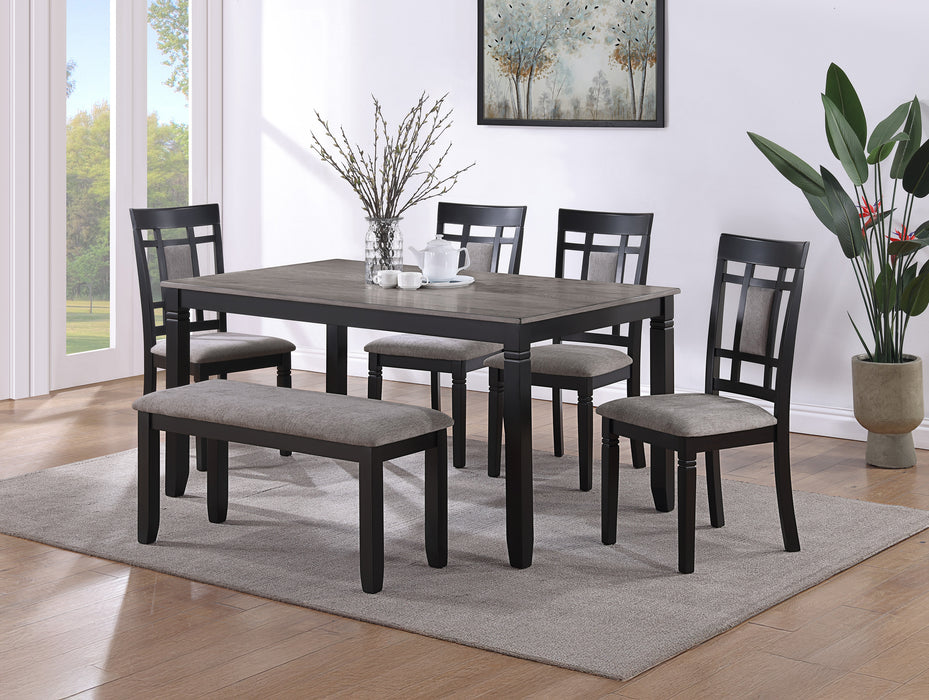 PAIGE 6-PK DINETTE SET WITH BENCH