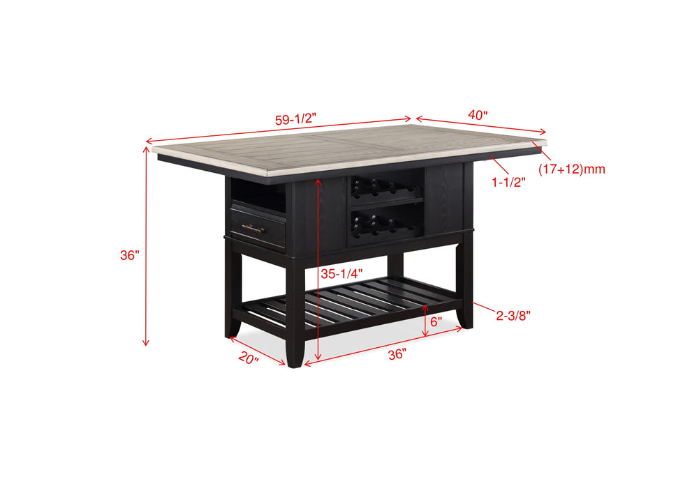 FREY COUNTER HEIGHT TABLE BASE