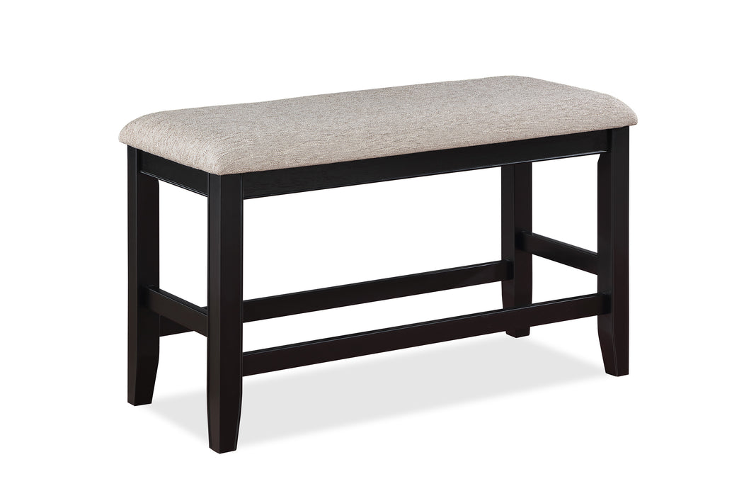 FULTON COUNTER HEIGHT BENCH LIGHT GREY