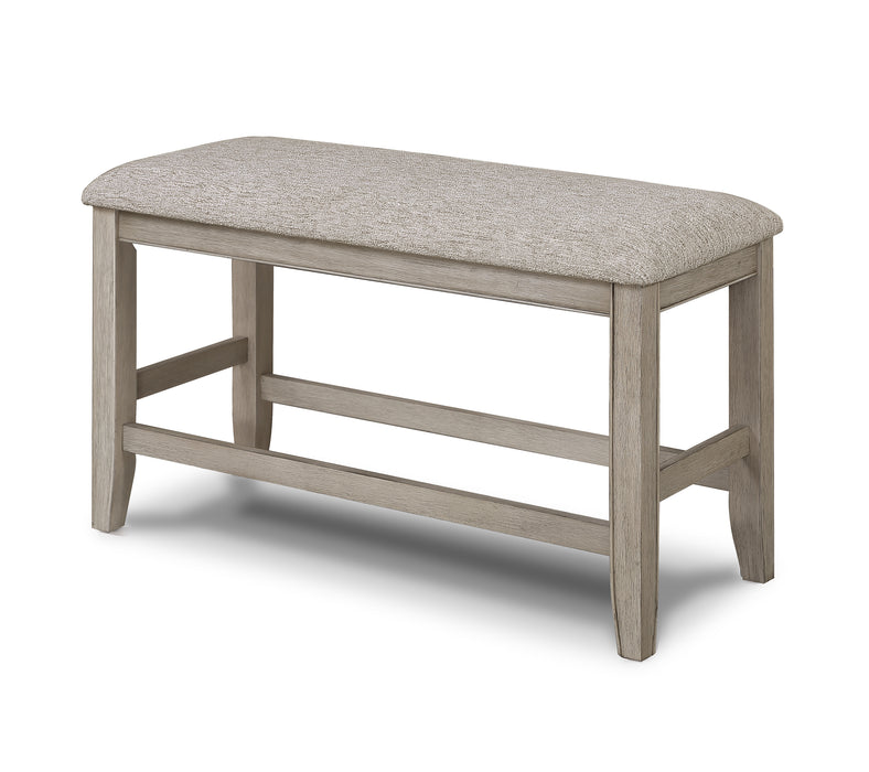FULTON COUNTER HEIGHT BENCH WHITE OAK