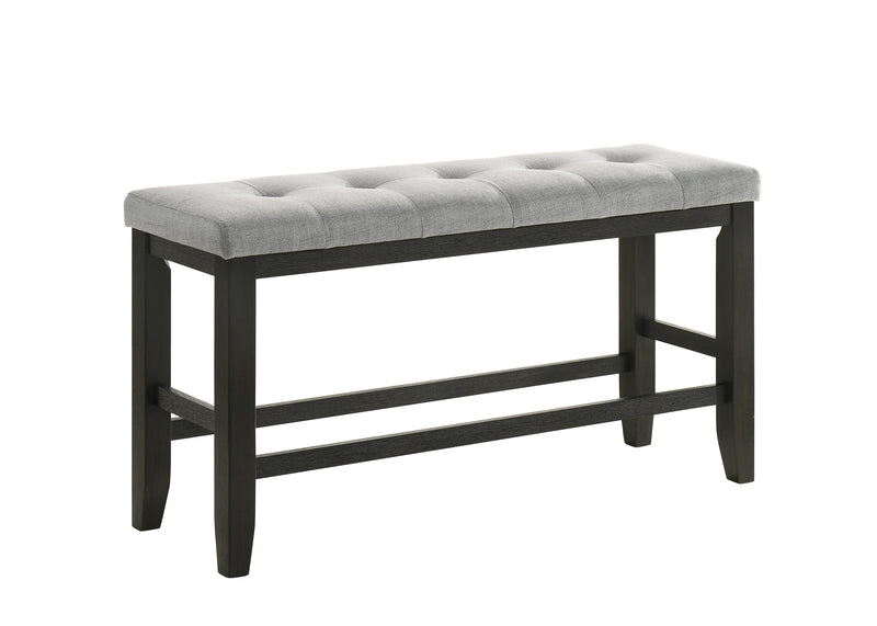 BARDSTOWN COUNTER HEIGHT BENCH WHEAT CHARCOAL