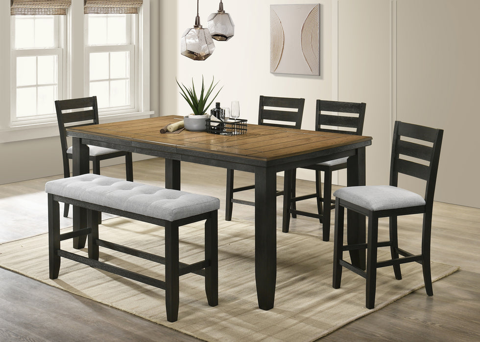 BARDSTOWN COUNTER HEIGHT CHAIR WHEAT CHARCOAL