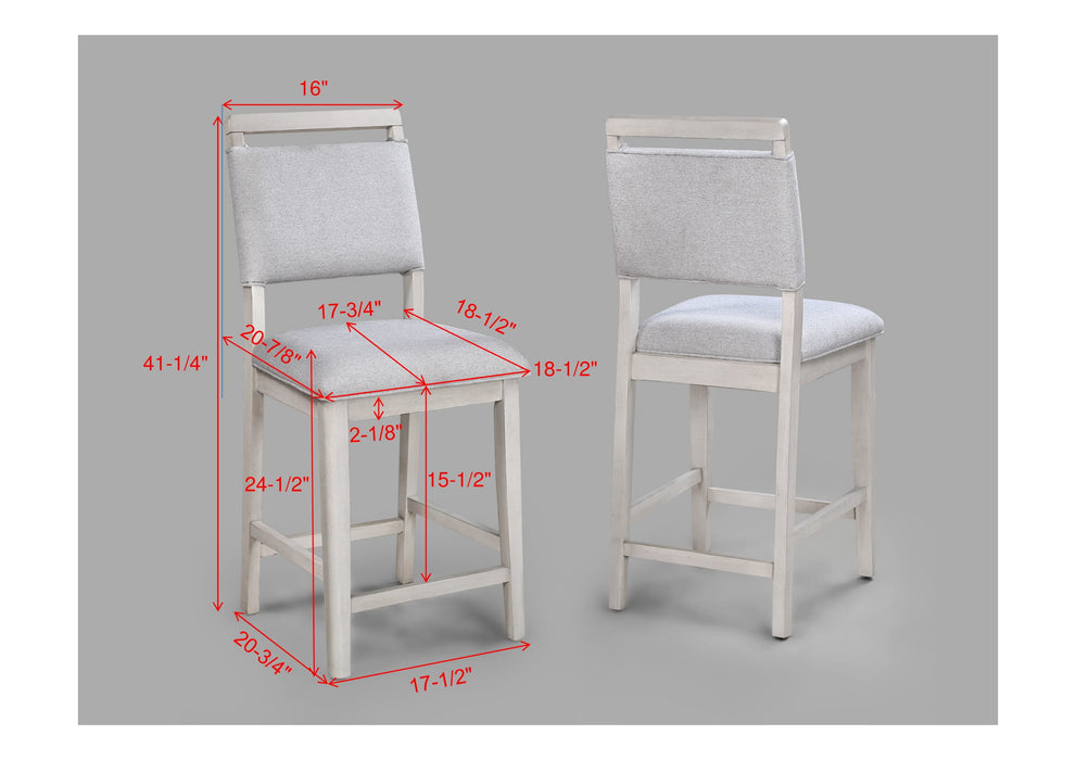 BLANCHE COUNTER HEIGHT CHAIR BROWN