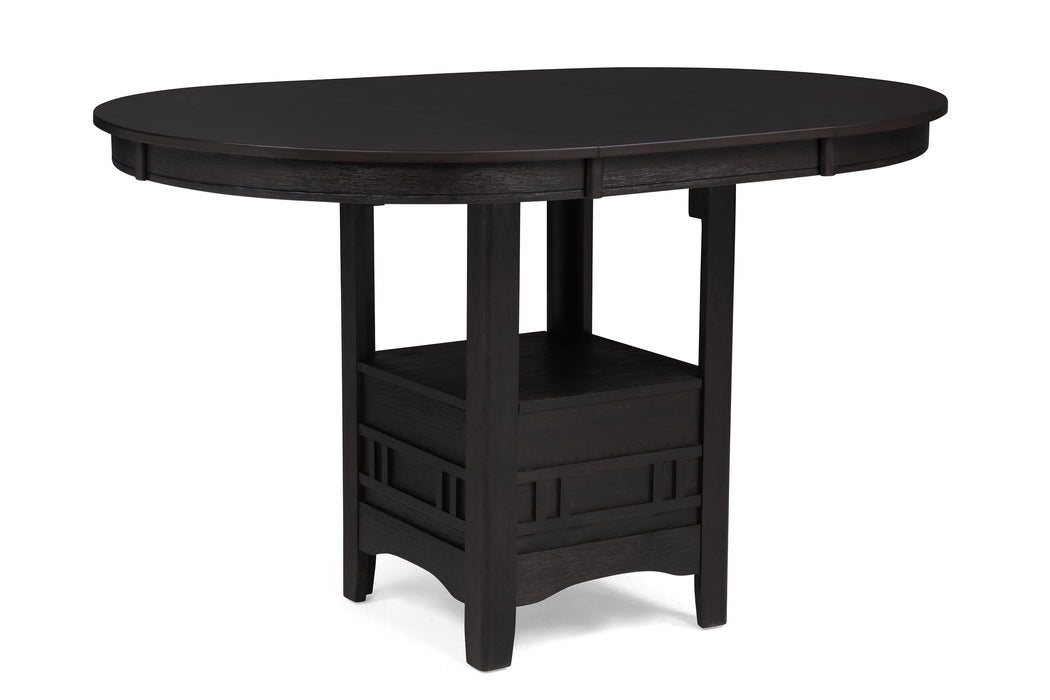 HARTWELL COUNTER HEIGHT TABLE CHARCOAL BLACK
