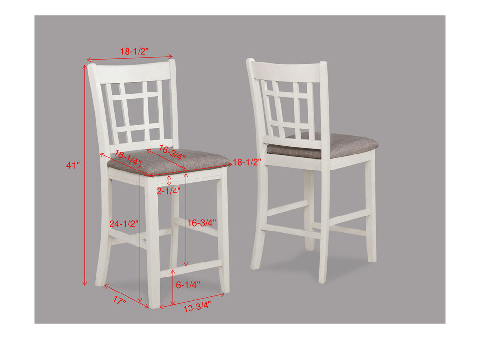 HARTWELL COUNTER HEIGHT CHAIR CHALK GREY