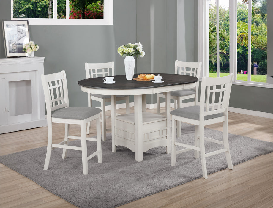 HARTWELL COUNTER HEIGHT CHAIR CHALK GREY