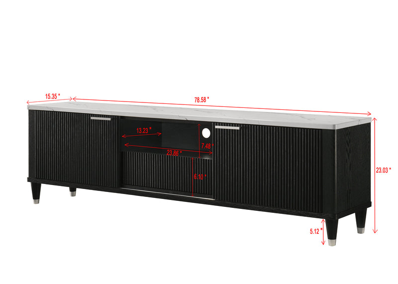 BRITANY TV STAND BLACK