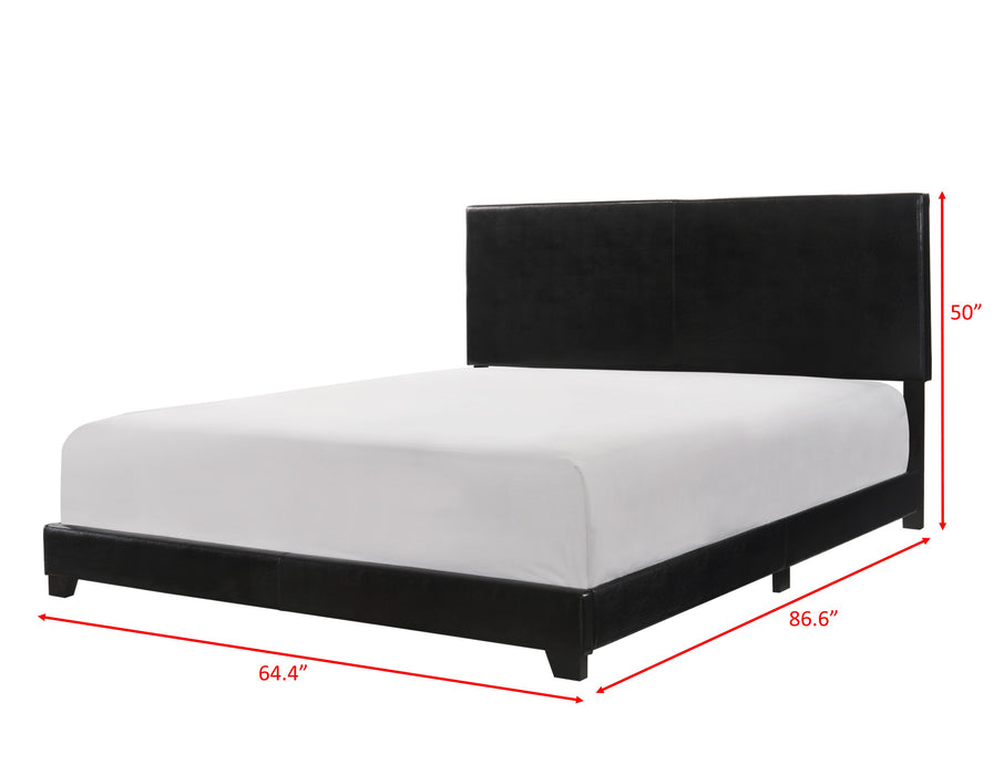 ERIN QUEEN BED BLACK