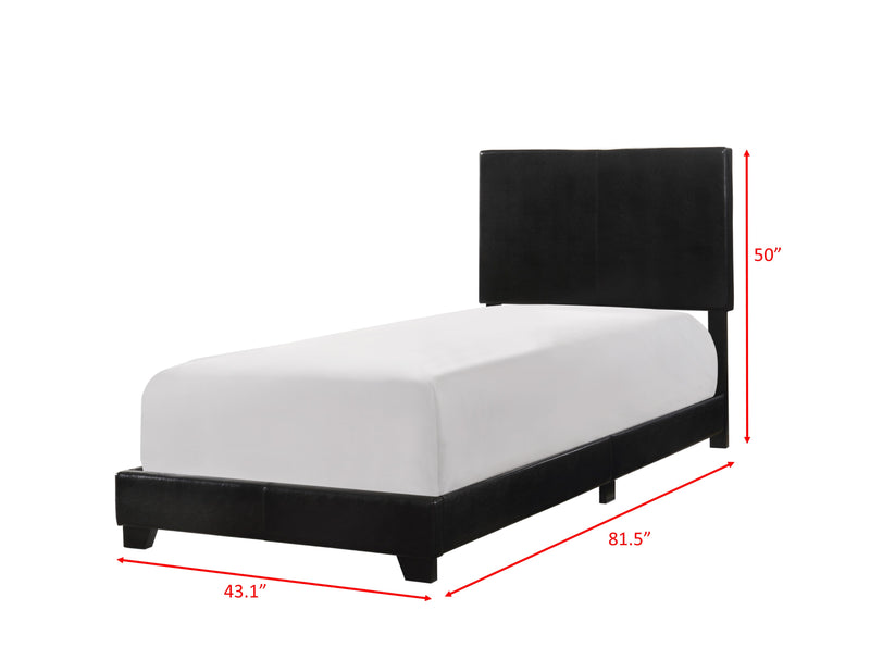 ERIN TWIN BED BLACK