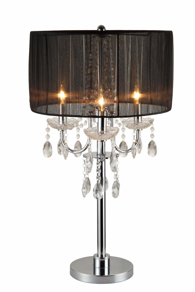 CHANDELIER TABLE TOUCH LAMP 29.5"H