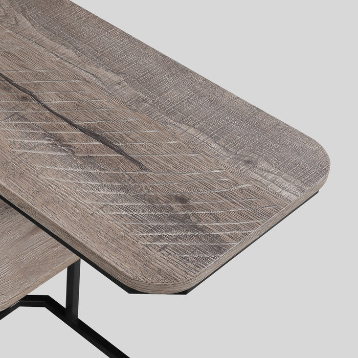IDA WEATHERED GREY CHAIRSIDE TABLE