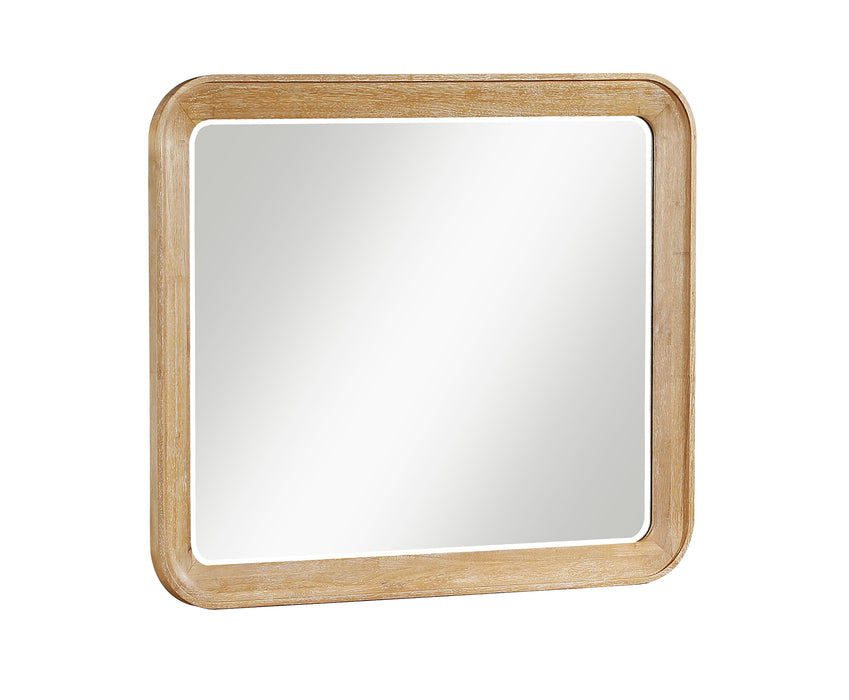 WESTCOTT DRESSER MIRROR-CERUSED NATURAL