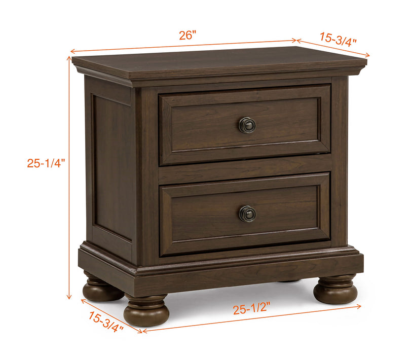 CLARIBELLE NIGHT STAND-BROWN