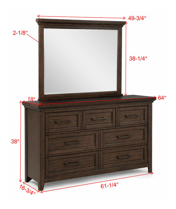 BECKETT DRESSER-BROWN
