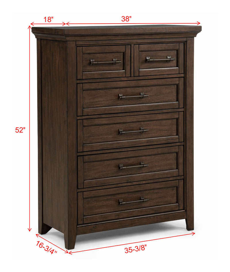 BECKETT CHEST-BROWN