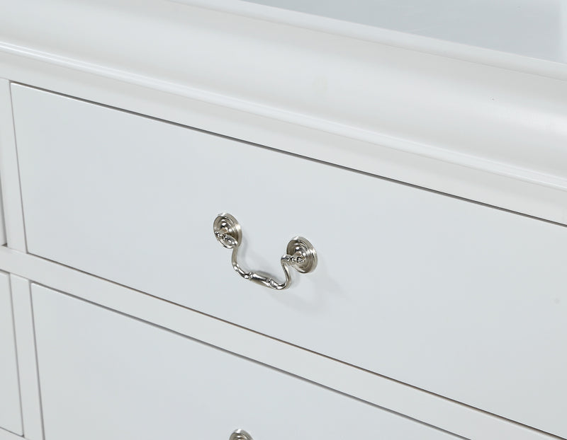 LOUIS PHILIP CHEST WHITE