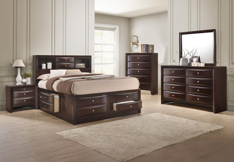 EMILY DRESSER 8 DRAWERS DARK CHERRY