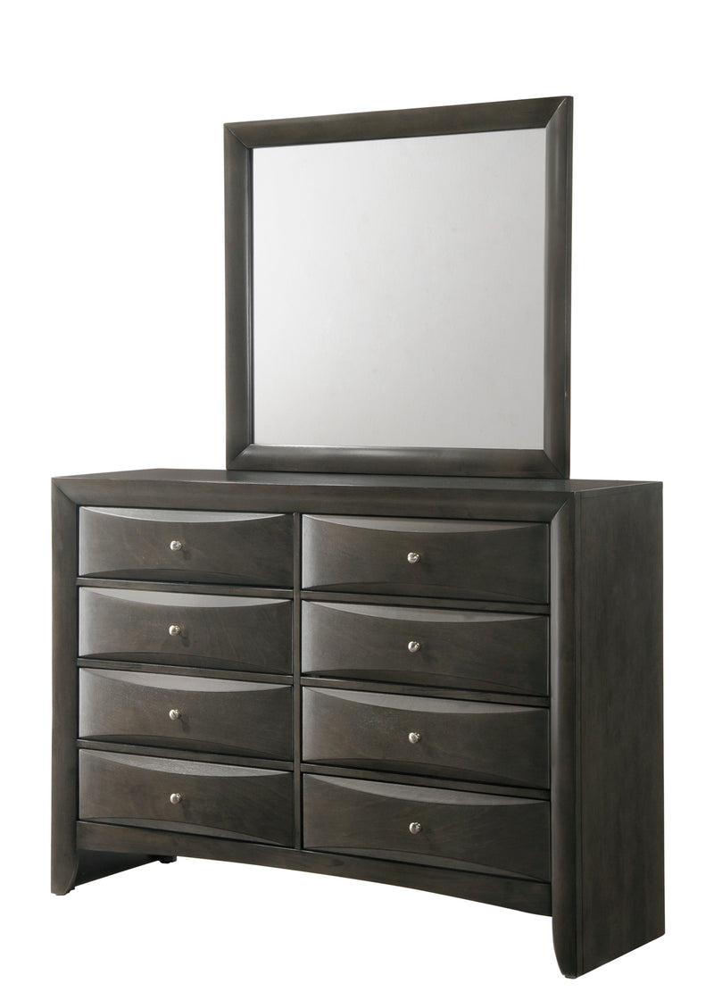EMILY DRESSER 8 DRAWERS GREY