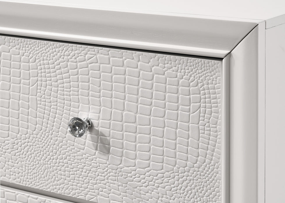 LYSSA DRESSER MIRROR FROST