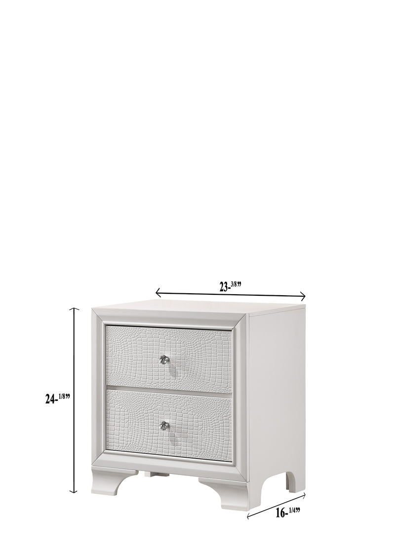 LYSSA NIGHT STAND FROST