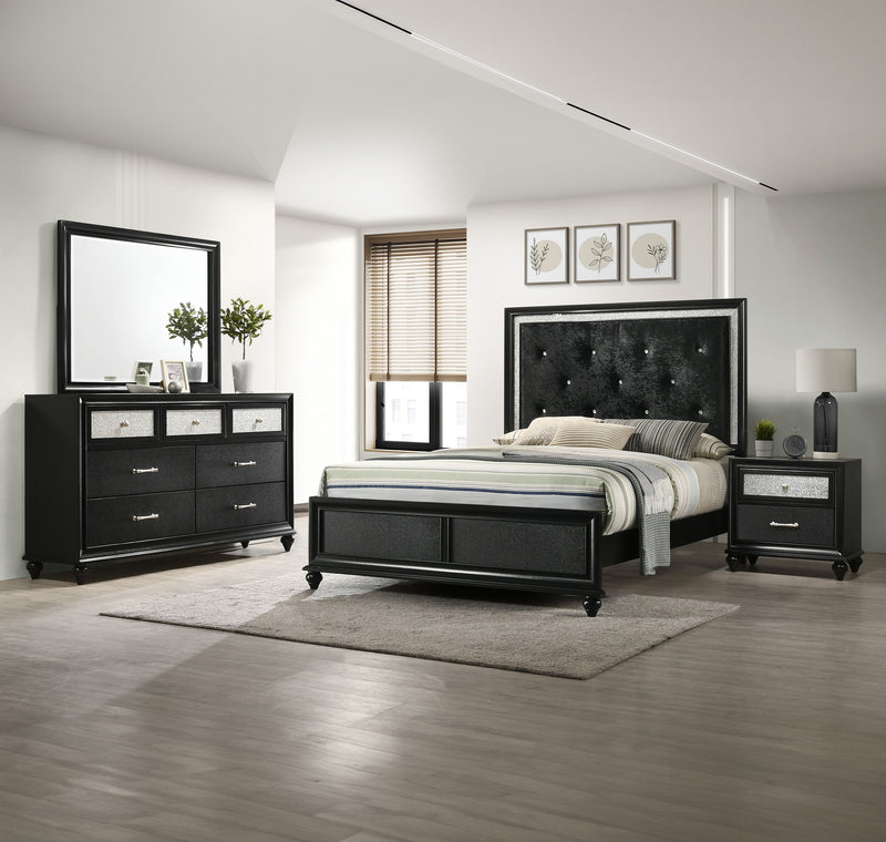LILA DRESSER MIRROR BLACK