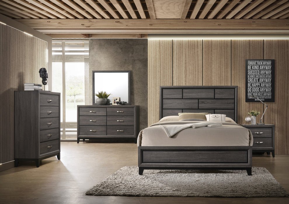AKERSON DRESSER MIRROR GREY