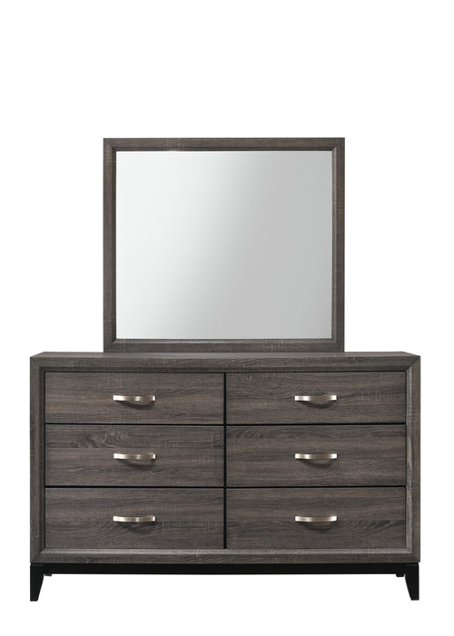AKERSON DRESSER MIRROR GREY