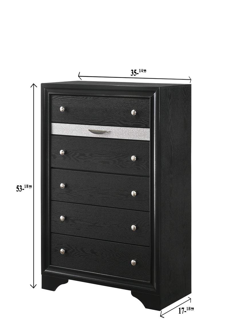 REGATA CHEST BLACK/SILVER