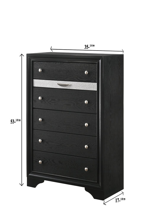REGATA CHEST BLACK/SILVER