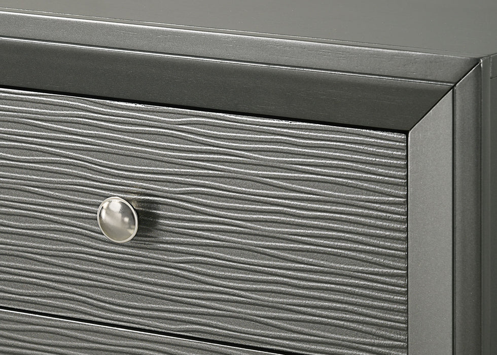 DENKER NIGHT STAND GUN METAL