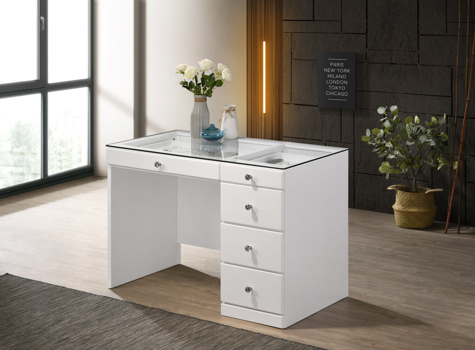 MORGAN VANITY BASE WHITE