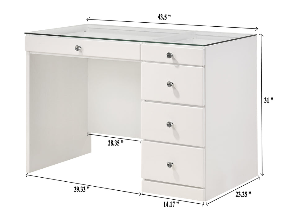 MORGAN VANITY BASE WHITE