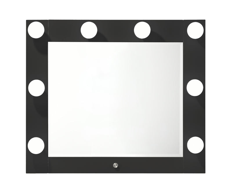 LUXO VANITY TOP W/LED BLACK