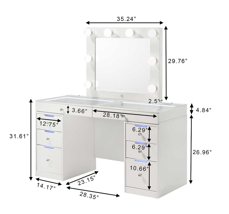 LUXO VANITY TOP WHITE