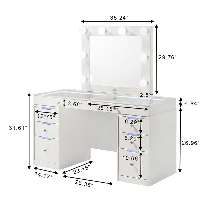 LUXO VANITY TOP WHITE