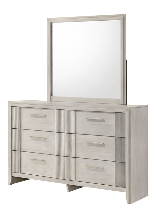 CARLTON DRESSER MIRROR WHITE MIST