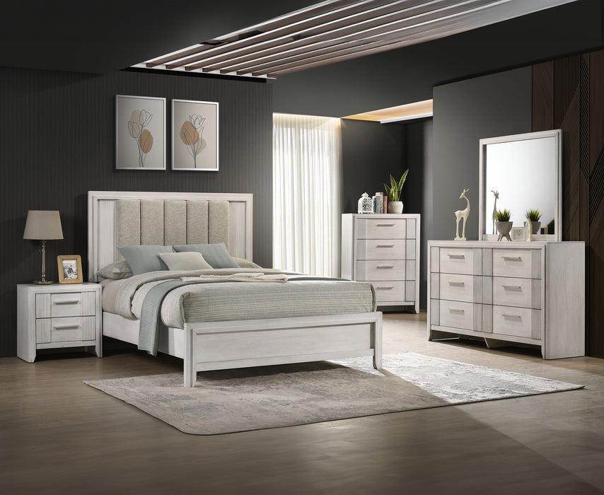 CARLTON NIGHT STAND WHITE MIST
