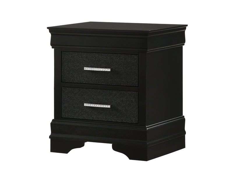 AMALIA NIGHT STAND BLACK