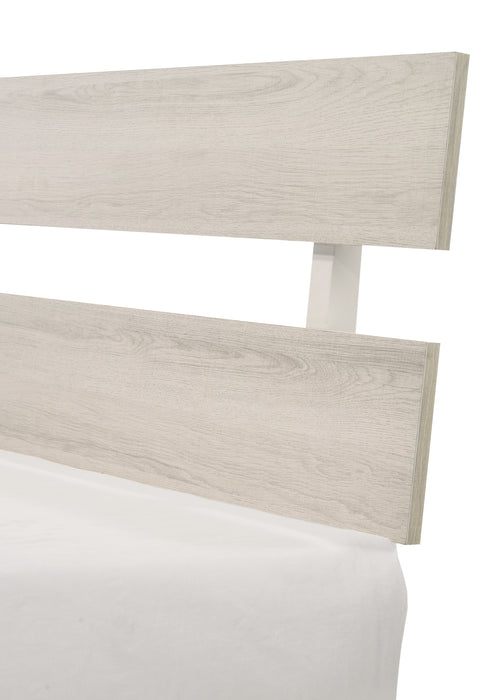 ATTICUS TWIN PLATFORM BED IN 1 BOX WHITE