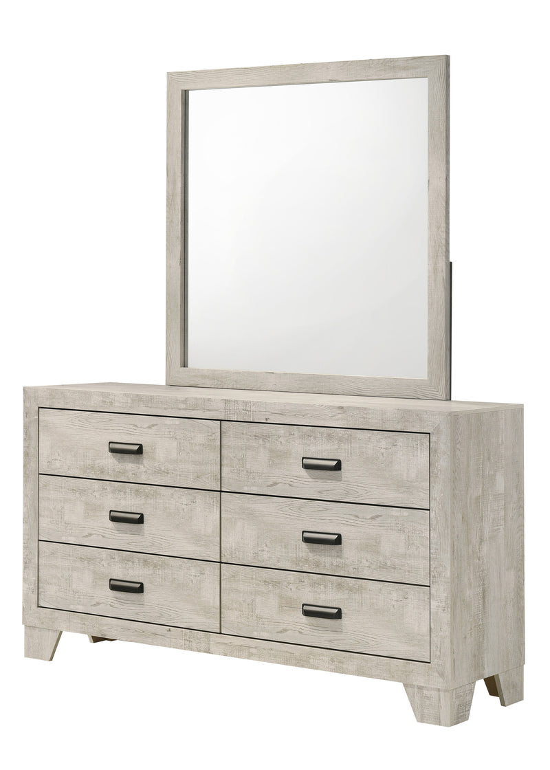 MILLIE DRESSER MIRROR-WHITE