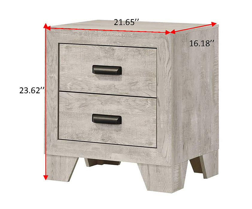 MILLIE NIGHT STAND-WHITE